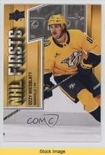 2025-26 Upper Deck NHL Firsts Ozzy Wiesblatt #NF-10 card