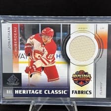 2024-25 SP Game Used 2023 Heritage Classic Fabrics Jonathan Huberdeau #HCF-6 card