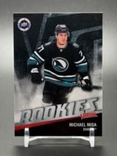 2026 Upper Deck National Hockey Card Day UD Victory Black Rookies Michael Misa #V-10 card