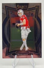 Drake Maye 2024 Panini Select Future card