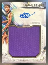 2024-25 Topps Inception Rookie Jumbo Relic Autographs Isaiah Collier #RJR-IC card