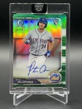 Pete Alonso 2019 Bowman Chrome Rookie Autographs card