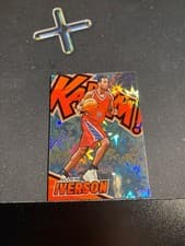 2025-26 Panini Signature Series Kaboom Allen Iverson #25 card