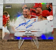 2025 Stadium Club Chrome Autographs Nolan Arenado #SCCA-NA card