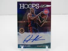 Dennis Rodman 2019 Panini Hoops Premium Stock Hoops Ink card