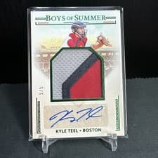 2024 Panini Boys of Summer Jumbo Prospect Material Signatures Kyle Teel #JMS-KT card