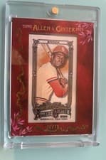 2025 Topps Allen & Ginter Mini Cloth Lou Brock #11 card