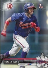 Ronald Acuna 2017 Bowman Prospects card