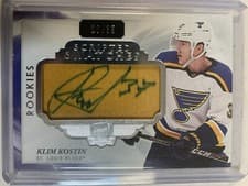 Klim Kostin 2020 Upper Deck The Cup 2019-20 Scripted Swatches card