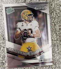 2025 Panini Prizm Draft Picks Trophy Hunting Sam Leavitt #13 card