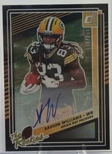 2025 Donruss The Rookies Savion Williams #36 card