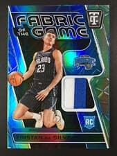 Tristan da Silva 2024-25 Panini Totally Certified Fabric of the Game Rookies card