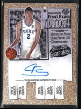 2024-25 Bowman University Chrome Final Exam Autographs Cooper Flagg #FEA-CF card