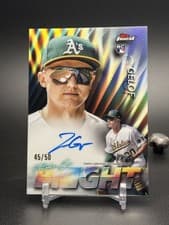 Zack Gelof 2024 Finest Future So Bright Autographs card