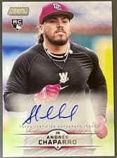 2025 Stadium Club Base Autographs Andrés Chaparro #SCBA-AC card