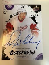 2025-26 Upper Deck Detroit Red Wings Centennial Octopus Ink Ray Whitney #OI-RW card