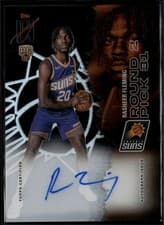 2025-26 Topps Signature Class Rookie Class Crystal Clear Autographs Rasheer Fleming #CCA-RF card