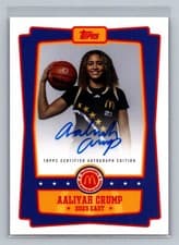 2025 Topps Chrome McDonald's All American Event Autographs Aaliyah Crump #EA-AC card