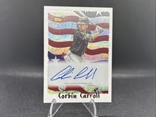 2025 Topps Archives 1995 Topps Cyberstats Autographs Corbin Carroll #95CA-CC card