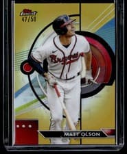 Matt Olson 2023 Topps Finest card