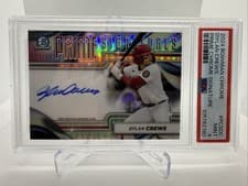 Dylan Crews 2024 Bowman Chrome Prime Chrome Signatures card