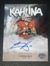 2025 Bowman University Chrome The Big Kahuna Autographs Carson Beck #BK-CB card