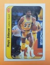 Magic Johnson 1986 Fleer Sticker card