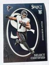 Bijan Robinson 2023 Panini Select Certified Rookie card