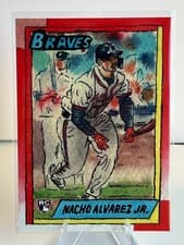 2025 Topps Shoebox Treasures First Light Rookies - 1990 Redux Nacho Alvarez Jr. #FL-9 card