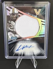 2025 Bowman University Best Prospect Jumbo Relic Autographs Refractor Sedrick Alexander #JRA-SA card