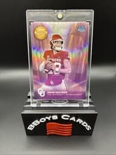 2025 Bowman University Chrome Dean's List Refractor John Mateer #DL-9 card