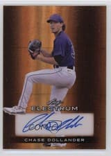 Chase Dollander 2024 Leaf Electrum Baseball Base Autograph card