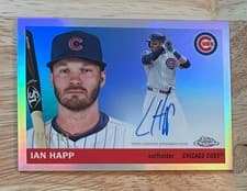 2025 Topps Chrome Platinum Autographs Ian Happ #CPA-IH card