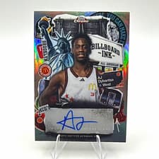2025 Topps Chrome McDonald's All American Billboard Ink AJ Dybantsa #BI-AD card