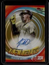 2025 Finest Moments Autographs Jackson Merrill #FMA-JM card