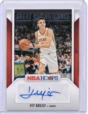 2024-25 Hoops Great SIGnificance Vit Krejci #GS-VKH card