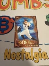 David Wright 2025 Topps X Bob Ross: The Joy of Baseball Bat on Ball card
