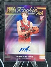 2024-25 Hoops Rookie Ink Matas Buzelis #RI-BUZ card