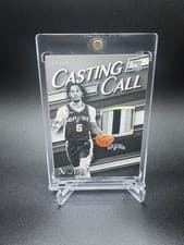 2024-25 Panini Noir Casting Call Memorabilia Set Stephon Castle #25 card