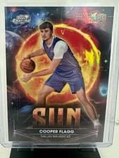 2025-26 Topps Cosmic Chrome Planetary Pursuit Sun Cooper Flagg #PPS-8 card