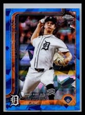 2025 Topps Chrome Update Sapphire Base Set Jackson Jobe #USC48 card