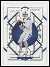 Philip Rivers 2020 Panini National Treasures card