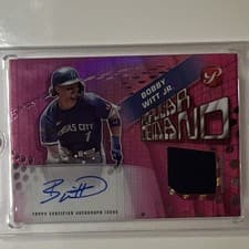 2025 Topps Pristine Popular Demand Autograph Relics Bobby Witt Jr. #PPDAR-BW card