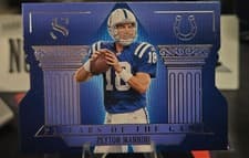 Peyton Manning 2025 Panini Silhouette Pillars of the Game card