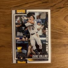 2026 Topps Walk This Way Isaac Collins #202 card