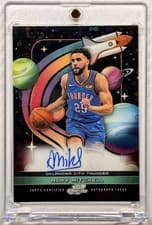 2025-26 Topps Cosmic Chrome First Flight Signatures Ajay Mitchell #FF-AM card