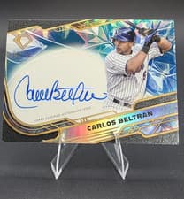 2025 Topps Diamond Icons Icons Chrome Autographs Carlos Beltrán #ACC-CB card