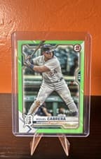 Miguel Cabrera 2021 Bowman card