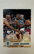 Larry Johnson 1993-94 Hoops Base Set card