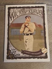 Christy Mathewson 2025 Topps Allen and Ginter Wicked Curves card